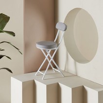 모던하우스 (택배발송/DIY) WOW 데일리 세컨 접이식 의자-웜그레이 CF0621010, 웜그레이