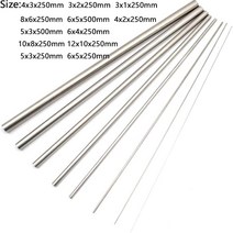 각관 튜브 파이프 아연 스테인레스 플라스틱 실버 라운드 304 스틸 모세관 od 3 4, 4x3x250mm 1pc