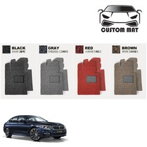 BMW 5시리즈 코일매트 카매트 풀확장 전차종 커스텀제작, BMW5시리즈 (G30 17~현재)1열+2열확장형 브라운, 브라운