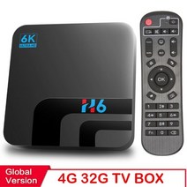 안드로이드 TV 박스 안드로이드 10 4 기가 바이트 64 기가 바이트 32 기가 바이트 6K 3D 비디오 H.265 미디어 플레이어 2.4G 5GHz 와이파이 블루투스 셋톱 박스 스마트 TV 박스, Eu 플러그_2, 32G TV BOX_2