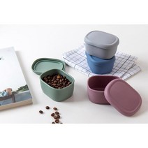 30대 직장인 전자레인지용 도시락통 식당 반찬 보관, 1개, 대(그린)