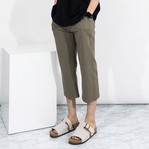 인디오 스판 린넨 8부 팬츠