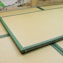 다다미 이자까야 쿨링장판 거실 찻집 대자리 베란다 바닥, 4.0cm 두께의 천연 황마 코어 (가정용으로 권장)