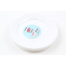 STNY_10p 롯데 이라이프 다회용 위생접시 18cm 일회용 파티 일회용품 캠핑 일회용그릇 야외 원형 다용도