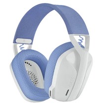 로지텍 G435 WIRELESS 무선 게이밍 헤드셋 벌크, 화이트