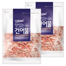 해맑은푸드 홍진미 오징어채, 150g, 2개
