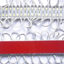 LED 기판 모튤 20pcs 모듈 2835 SMD DC 12V 2 백라이트 방수 IP65 사인 조명 레드 그린 블루 옐로우 화이트, [02] Warm white
