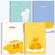포포팬시 노룬이 노트, 10개, 화이트