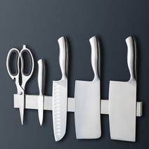 구디푸디 304스테인레스 자석 칼걸이 칼꽂이 거치대, 일반형 (중 40cm)