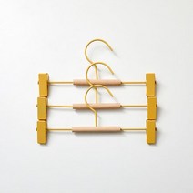 [모던하우스]KIDS 옷걸이 메탈 하의 어린이바지걸이 YELLOW 3PCS / ICBT8122004IC