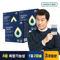 그린스토어 퓨어 알티지 오메가3 60캡슐x3개, 없음