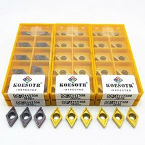 선반 밀링 바이트 dcmt070204 dcmt11t304 dcmt11t308 초경 내부 금속 선삭 공구 cnc 부품 가공 공구 초경 선삭 인서트 dcmt, 10개, DCMT11t304 ue6020