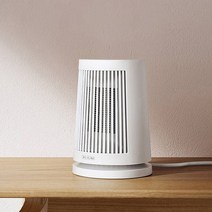 미니 히터 가정용 전기 히터 2021 xiaomi mijia 데스크탑 히터 전기 팬 액세스 가능한 protable 미니 하우스 히터 600w ptc 급속 난방 보안 내화성, 하얀