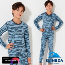 엘인보아 주니어 에어로웜 기능성내의 카모블루