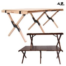 에이콘 느티나무 롤테이블 캠핑테이블 접이식 900 1200 캠핑용품 의자