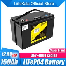 자동차 교체 대용량 LiitoKala 12.8V 150Ah Lifepo4 배터리 팩 리튬 철 인산염 딥 사이클 보트 모터 인버터 EU 미국 세금 무료, CHINA_12.8V150Ah-LCD