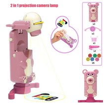 라이트박스 미니 소형 프로젝터 아트 드로잉 테이블 라이트 페인팅 보드 그리기 도구 학습 교육 예술 공예 완구, [03] Pink