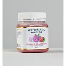 (뉴질랜드직배) 1+1 와이테마타 클로버 크랜베리 허니 꿀 벌꿀 250g Waitemata Honey Clover & Cranberry Honey
