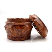 깨갈이 소금 후추 전동 그라인더 나무 수지 분쇄기 4 레이어 기계 허브 밀 40mm 밀, 레드 40mm