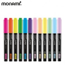 모나미 형광펜 에딩 슈퍼 600, 파스텔 그린