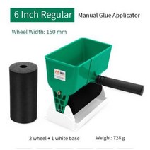 도배기계 셀프 도배 풀기계 소폭 대폭 풀칠 벽지 풀 바르는 기계 작은 홈 수동 롤러 용, 6인치 A형