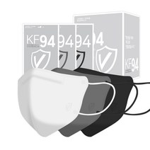 두코 KF94 브이콧대 플러스 마스크 새부리형 대형 100매, KF94 브이콧대 플러스 마스크 블랙 대형 100매