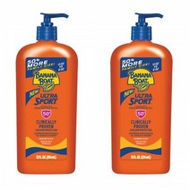 Banana Boat Sunscreen Ultra Sport 바나나보트 스포츠 대용량 선크림 선로션 SPF50 12oz(354ml) 2팩