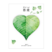 한달계획표 월간 스케쥴보드판 냉장고 월중행사및 계획표 30매패드 낙엽 메모 셀프 스틱 노트 일정 셀프 접착 메모 패드 스티커 메모 북마크 플래너 스티커, c