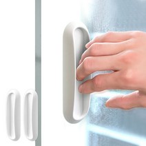 ARUA 아루아 유리문손잡이 창문 베란다 유리 베란다문 손잡이, 라운드(화이트)