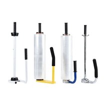 스틱형수동랩핑기 랩손잡이 수동핸드랩핑기 랩기계, 노란색