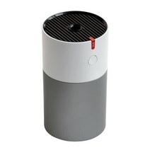 UZHZ 데스크탑 가습기 USB 테이블 자동차 소형 사무실 침실 초저소음 야간 램프 차아염소산염 용량 220ml 1년 (실버+블랙), White+Silver