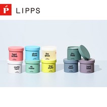 일본 LIPPS 립스 헤어왁스 85g 2개 세트 멘즈헤어왁스, wet balst, the gloss