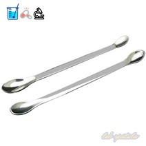 작은 약 숟가락 시약 스푼 단일 및 양방향 실험실 분말 화학 의학 측정