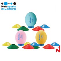 [뉴스포츠] 킥런볼세트 소프트럭비공1+접시콘4개, 파랑