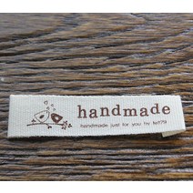 (B38) 핸드메이드 라벨 (린넨)