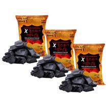 몬스터캠핑숯 1kgx3개 점화탄 캠핑숯 바베큐숯 참숯, 몬스터캠핑숯 1kg x 3개