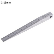 1-15mm 0.5-10mm 0.4-6mm 웨지 감ler 게이지 균열 평탄도 레이아웃 삽입 웨지 게이지 용접 테이퍼 측정 도, 03 1-15mm