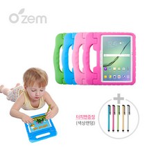[Ozem] 갤럭시노트 10.1형 2014 에디션 SM-P600 P605S 태블릿 에바폼케이스, 갤럭시노트 10.1형 2014에디션(블루)+터치펜