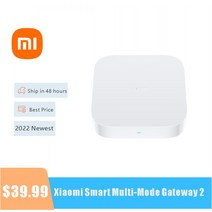 샤오미-지능형 멀티 모드 게이트웨이 2 Zigbee3.0 블루투스 메쉬 2.4/5GHz WiFi 듀얼 코어 128GB 연결 스, 03 add UK adapter