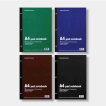 아이비스 크로스 패드 노트 A4 SP11551, 그린, 5개