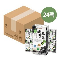 파스퇴르 검은콩 검은참깨 쾌변두유 190ml X 24팩, 상세페이지 참조