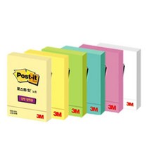 포스트잇 메모지 강한점착용 노트 656, 그리움노랑