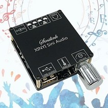 홈 패시브 앰프 스피커 블루투스 호환 보드 모듈 증폭기 3.5mm AUX + 블루투스 호환 5.0 앰프