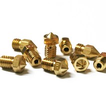 3D프린터 노즐 M6 황동노즐 MK8 E3D 노즐 1.75mm 0.2-0.8, 1.75mm_E3D황동노즐(0.4mm)