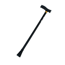 알루미늄 합금 등산 지팡이 70~95 cm, 블랙, 1개