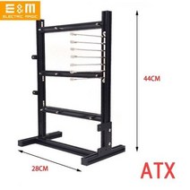 [해외] 미니 ITX MATX ATX PC 테스트 벤치 손잡이 컴퓨터 수냉 오픈 프레임 오버 클록 에어 케이스 HTPC 지원 그래픽 카드, ATX black
