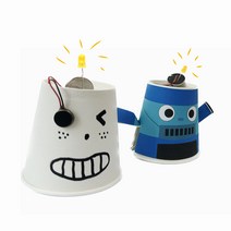 움직이는 로봇 만들기 (5인) LED 전동기 모터 로봇키트