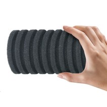 리필 듀얼 원통 스펀지 여과기 필터 테트라 쌍기 타입 4586EA, 쿠팡49샵 2-스펀지필터리필-m