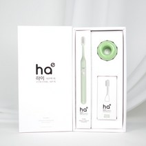 [하이] 음파 전동칫솔 선물세트 그린x4_휴대용 슬림 가벼운 음파 부드러운 칫솔 MADE, 상세 설명 참조, 상세 설명 참조