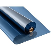 홈데코 스테인글라스 필름 홈 미러용 원웨이 창문 프라이버시 비닐 롤 열 제어 UV 정전기 방지 스테인드 글라스 슬라이딩 도어 커버, Blue silver+40x300cm